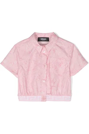 VERSACE Camisa corta con estampado Barocco
