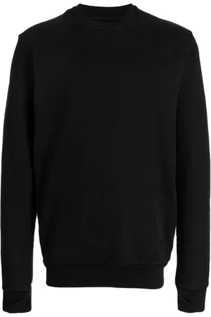11 BY BORIS BIDJAN SABERI Suéter con etiqueta del logo