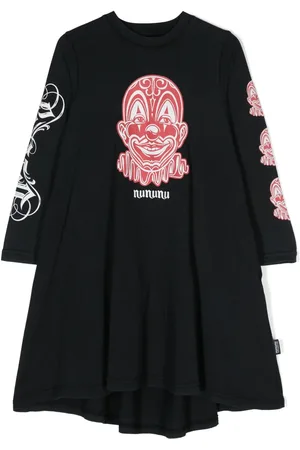 Nununu Vestido con estampado de payaso