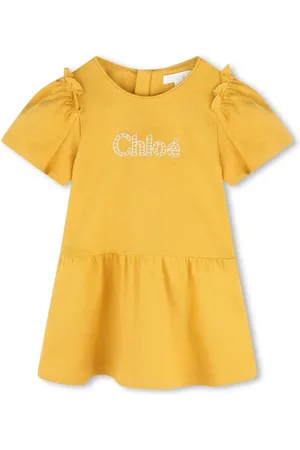 Chloé Vestido con logo bordado