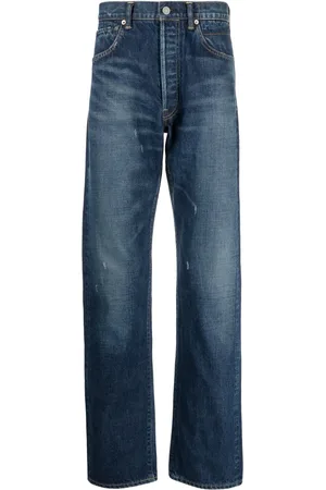 VISVIM Jeans rectos con tiro medio