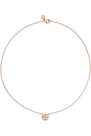 Tory Burch Collar Miller bañado en oro de 18kt