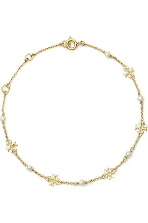 Tory Burch Pulsera Kira con cadena de perlas