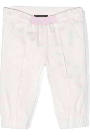 VERSACE Pantalones tapered con Greca en la pretina