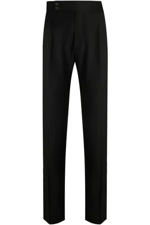 MAN ON THE BOON. Pantalones de vestir con tiro alto