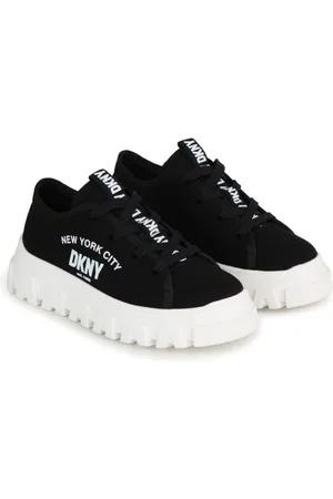 DKNY Tenis con logo estampado