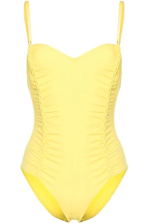 ULLA JOHNSON Traje de baño fruncido