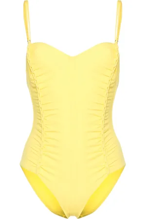 ULLA JOHNSON Traje de baño fruncido
