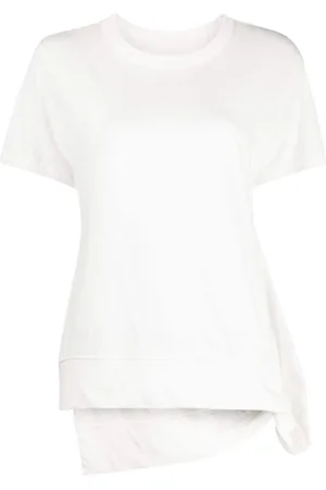 YOHJI YAMAMOTO Playera asimétrica