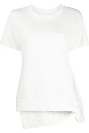 YOHJI YAMAMOTO Playera asimétrica