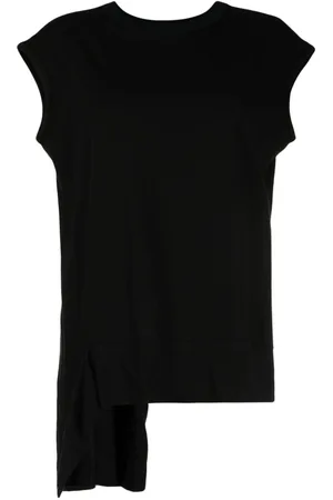 YOHJI YAMAMOTO Playera asimétrica