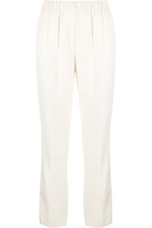 FORTE FORTE Pantalones elásticos con tiro alto