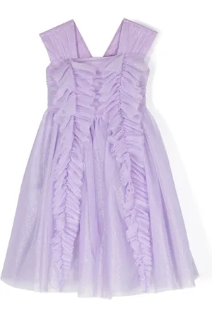 MONNALISA Vestido con motivo de glitter