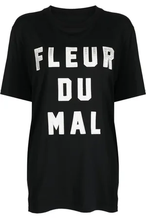 FLEUR DU MAL Playera con logo bordado