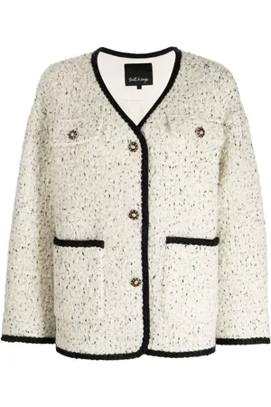 tout a coup Chamarra de tweed