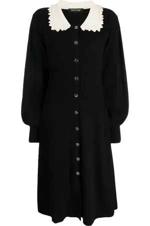 tout a coup Vestido midi con mangas farol