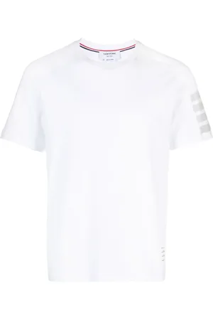 Thom Browne Playera manga corta con motivo 4-Bar