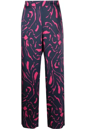 ASCENO Pantalones de pijama de seda London