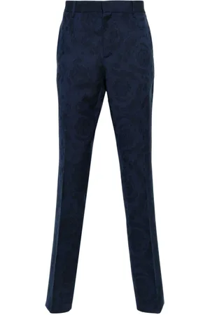VERSACE Pantalones de vestir con motivo Barocco