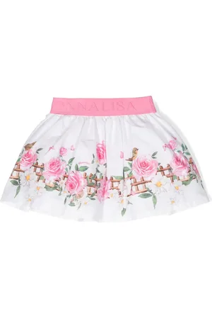 MONNALISA Falda con logo en la pretina