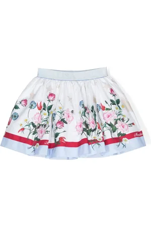 MONNALISA Falda acampanada con estampado floral