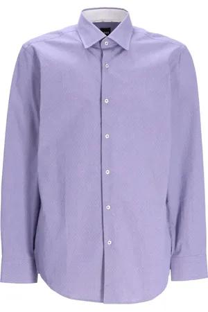 HUGO BOSS Camisa con estampado abstracto