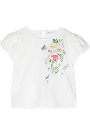 MONNALISA Playera con estampado floral