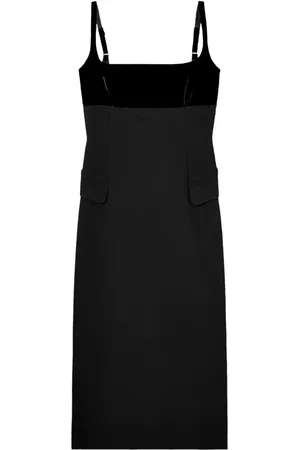 Tory Burch Slip dress midi de crepé