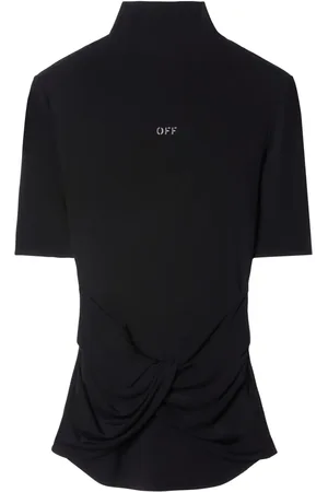 OFF-WHITE Top con logo estampado