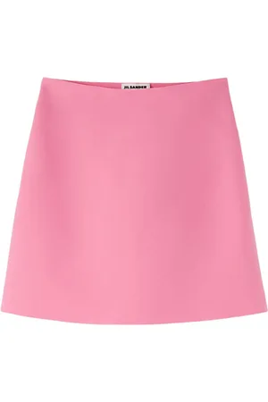 Jil Sander Falda corta con diseño acampanado