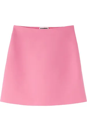 Jil Sander Falda corta con diseño acampanado