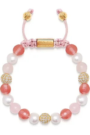 Nialaya Pulsera de perlas con detalles