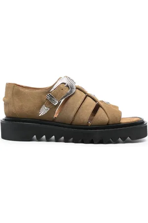 TOGA VIRILIS Sandalias con diseño enrejado