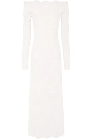 Paco rabanne Vestido con cuello bardot