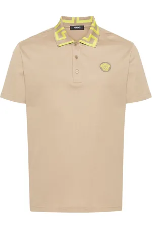 VERSACE Playera tipo polo La Greca