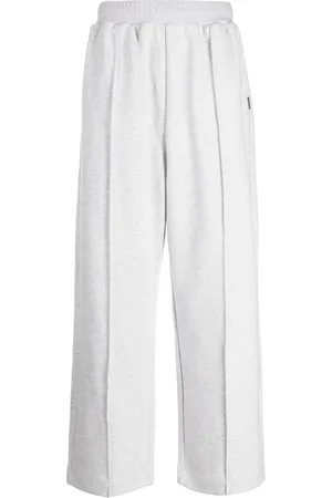 Izzue Pants anchos con efecto melange