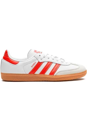 adidas Tenis Samba White/Solar Red
