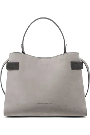 Brunello Cucinelli Tote con detalle de cadena Monili