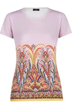 Etro Top con estampado de cachemira