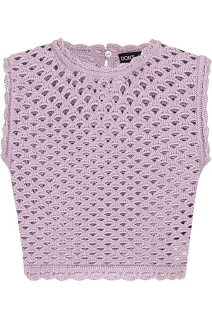 Dolce & Gabbana Top de tejido flojo corto