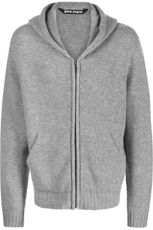 Palm Angels Hoodie con cierre y logo