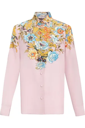 Etro Camisa en crepé de china