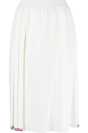 Thom Browne Falda cruzada con motivo de rayas RWB