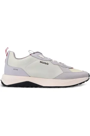 HUGO BOSS Tenis con paneles y logo estampado
