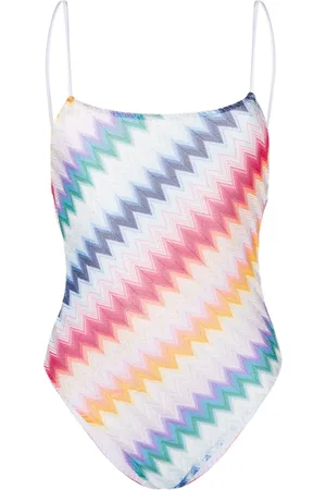 Missoni Traje de baño con estampado en zigzag