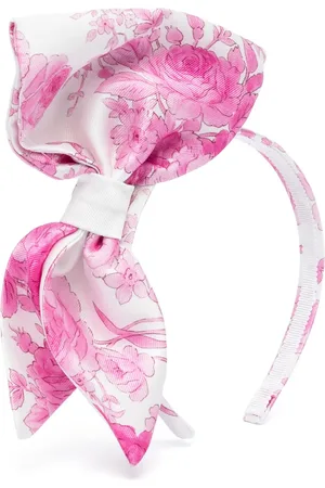 MONNALISA Banda para el cabello con estampado floral y moño
