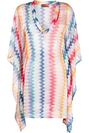 Missoni Caftán entretejido en zigzag