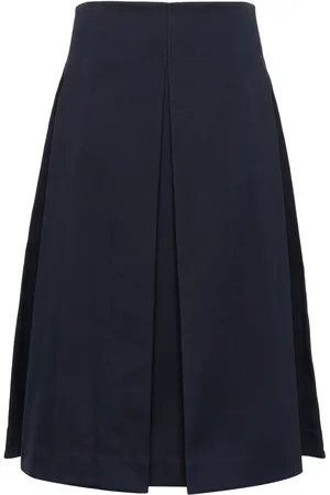 Tory Burch Falda midi con diseño plisado