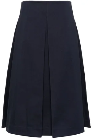 Tory Burch Falda midi con diseño plisado