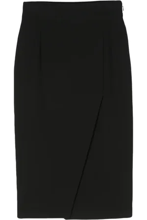 Moschino Falda midi con abertura en la parte delantera
